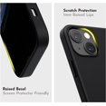 thumbnail image 4 of Leather Case Compatible with iPhone 13 mini Case 5.4 inch, Premium PU Leather Case Cover (with Metallic Buttons & Microfiber Lining) for iPhone 13 mini (2021), Black, 4 of 7