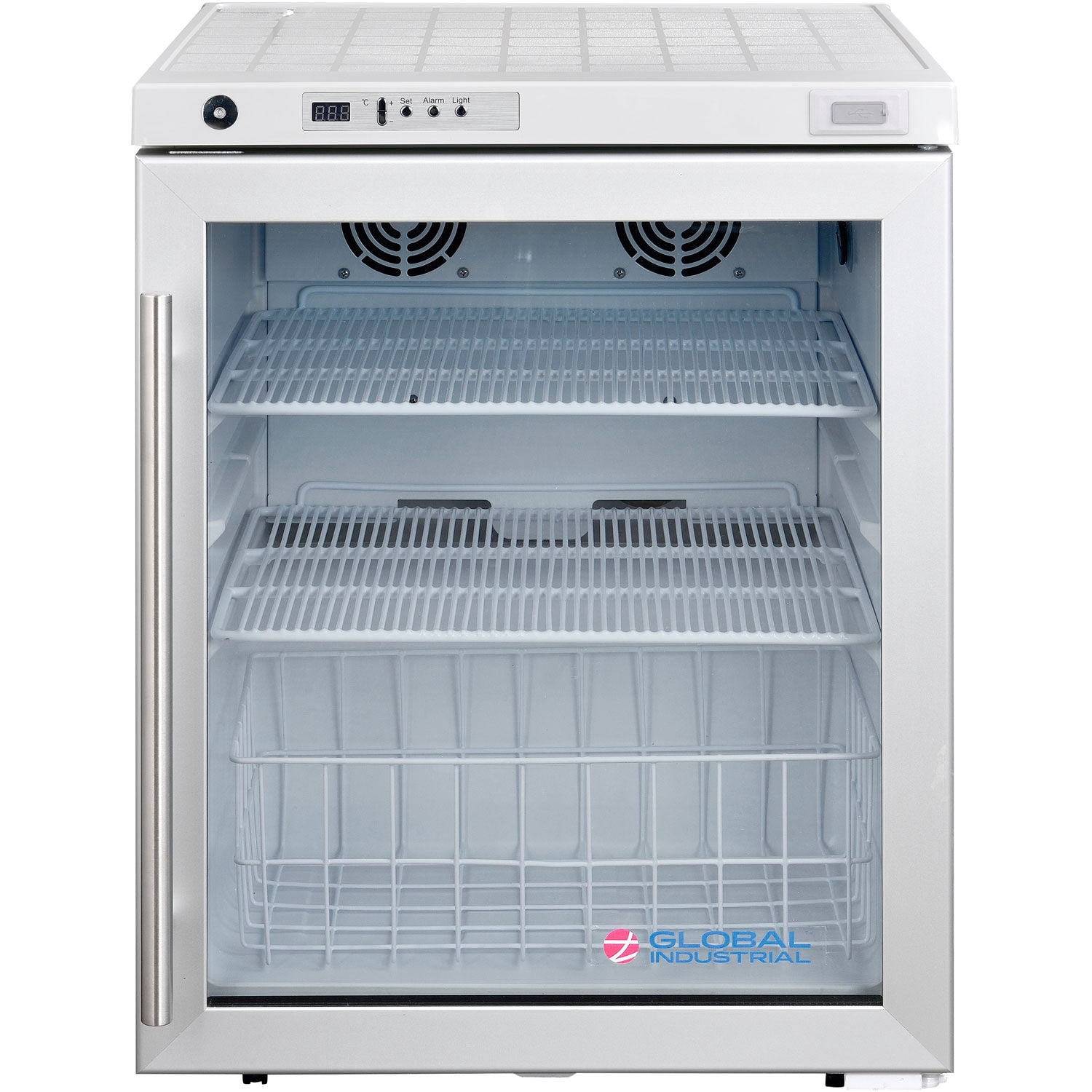Undercounter Laboratory Refrigerator, Glass Door, 2.4 Cu.Ft.