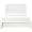White, variant on Gray Rustic Furniture - 2 Drawers with Nickel Tone Pulls - Bedroom Setting / Modern Rustic Aesthetic