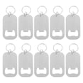 thumbnail image 1 of 10 Uds llavero de acero inoxidable abridores de botellas llavero abridor de tapas para botellas de cerveza y refrescos, 1 of 7