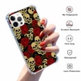 thumbnail image 2 of Skull in Rose Case for iPhone 14 Pro,Aesthetic Art Design Pattern Soft TPU Bumper Case Cover, 2 of 5