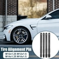 thumbnail image 2 of 8pcs Black Carbon Steel Car Wheel Hangers Alignment Pin Tire Studs Tool M12x1.5 M12x1.25 M14x1.5 M14x1.25, 2 of 7