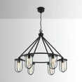 thumbnail image 4 of Capital Lighting - Corbin - Outdoor Chandelier 6 Light Black Aluminum - in, 4 of 8