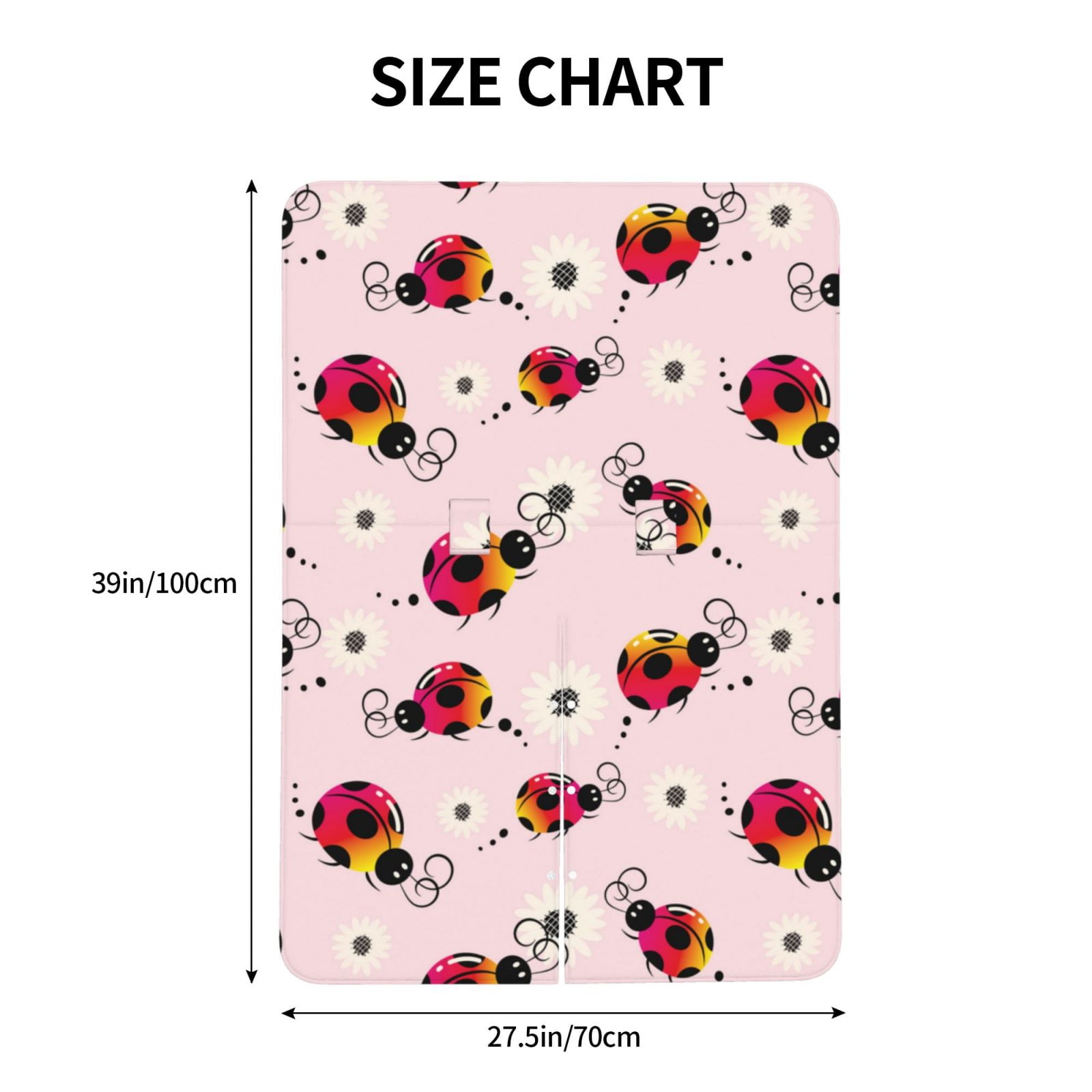 Car Seat Cover Baby - Ladybugs And Flower Breathable Infant Car Seat Cover for Baby Carseat, Lightweight Comfort Baby Essentials Must Haves Newborn Stuff for Girl Boy