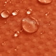 thumbnail image 6 of Textured Fabric Bath Shower Curtain, Polyester Ombre Shower Curtains for Bathroom, Waterproof Shower Curtain Liner with 6 Hooks,Machine Washable (36 x 72 inch, Orange), 6 of 6