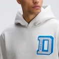 thumbnail image 4 of Fanatics Heather Gray Detroit Lions IconicFleece Letterman Hoodie, 4 of 7