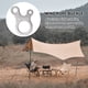 thumbnail image 3 of ShineTrip 10x Tienda de campaña al aire libre Cuerda Hebillas Tensor Cierre (Plata) Likrtyny Deportes al aire libre Salida diaria Juego de fiesta, 3 of 7