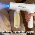 thumbnail image 3 of GeniKiss Deodorizer Spray Refill, 4 x 120 mL (4.06 fl oz) Each. for Indoor Odor Removal and pet Deodorization. Plant-extracted, Safe for Pets, Floral-Scented air freshener Spray., 3 of 5