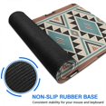 thumbnail image 6 of Long Mouse Pads for Desk,Brown Triangular Geometric Pattern Desk Mats on Top Of Desks, Desk Mouse Pad Extra Large with 3mm Non-Slip Base and Stitched Edge for Gaming,Office,Work,Home 35.4"x15.7", 6 of 6