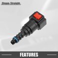 thumbnail image 5 of Unique Bargains Car Fuel Line Hose Quick Release Connector Straight 5/16" 7.89mm SAE to 1/4" 6mm Hose Red 2 Pcs, 5 of 6