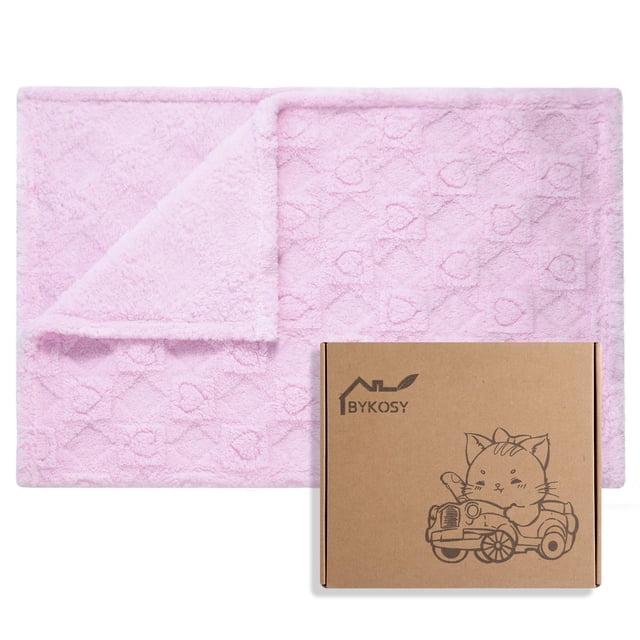 Manta BYKOSY Ultra Suave de Forro Polar para Bebé 76x102 cm Púrpura