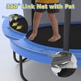 thumbnail image 6 of 6FT Toddler Trampoline with Basketball Hoop, SHINPT Indoor & Outdoor Trampoline with Safety Enclosure Net, Heavy-Duty Jumping Mat and No-Gap Design, Small Trampoline for Boys & Girls Ages 3+, Blue, 6 of 9