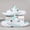 White Blue, variant on Men's Premium Color Block Massage Slippers Fashion Letter Print Thick Sole Slippers, Outdoor Casual Trendy Street Style Comfortable Massage Slippers
