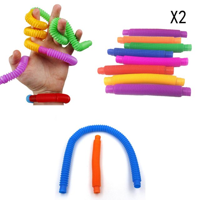 Juguete Sensorial de Alivio del Estrés Zulema Tubos 16pcs Tamaño Mini
