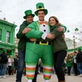 thumbnail image 4 of Inflatable Leprechaun Costume - St. Patrick’s Day Outfit For Parades & Festive Parties,Height 4'11"-6'3",Men, 4 of 7
