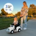 thumbnail image 3 of Hikiddo 3 in 1 Toddler Push Car, Kids Ride on Toy for Toddler Aged 1-3 with Handle, Music - White, 3 of 9