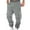 #Gray, variant on DPTALR Men's Baggy Cargo Sweatpants,Drawstring Waist Thick Lined Joggers with Pockets,Soft Athletic Workout Pants,Black Big and Tall Men L