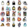 thumbnail image 3 of Mukay 50Pcs Hayao Miyazaki Anime Stickers Pack, Waterproof Cute Cool Teens Funny Theme for Party Favors Gifts, Personalized Your Own MacBook, Laptop, Guitar, Luggage, Skateboard, Car, 3 of 6