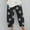 Black, variant on Buigttklop Pants for Women 2024 Print Casual Loose Wide Leg Trousers Pocket Long Pants