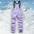thumbnail image 2 of Otqutp Kids Snow Bibs Girls Boys Ski Bib Pants Insulated Waterproof Winter Overalls Adjustable Quilted Snowboard Jumpsuits, 2 of 9
