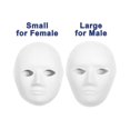 thumbnail image 4 of 30 Pack 2 Sizes Paper Mache Masks Create Artistic Craft Projects From Wall Decorations To Theater a, 4 of 5