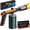 Orange, variant on Powerful Propane Torch, One-Touch Max Flame, Adjustable Flame with Safety Lock, for Grill, BBQ, Sous Vide & Campfire Starter (Tank Not Included)