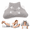 Grey, variant on ULTREMA Ergonomic Cervical Memory Foam Pillow for Neck and Shoulder Pain Relief, Contour Orthopedic Sleeping Pillow for Back, Side, and Stomach Sleepers, Blue