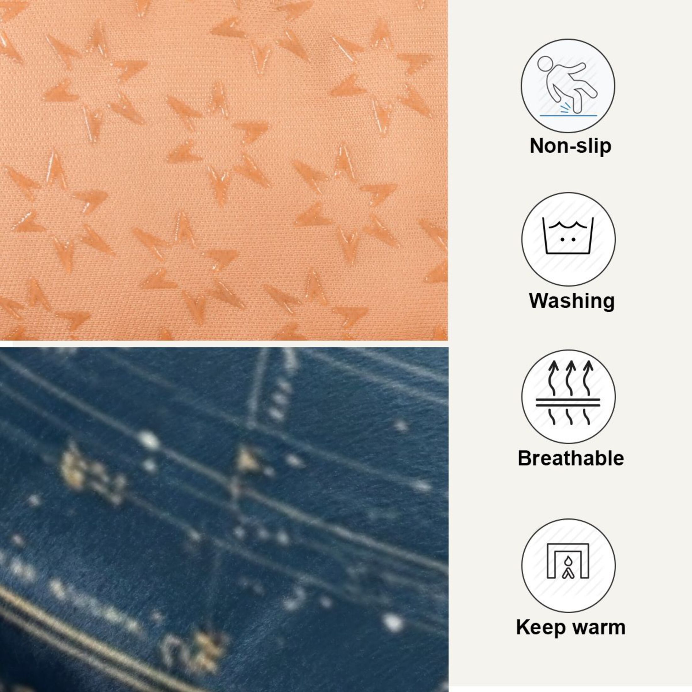 Cozy Mat Pet Bed Indoor Outdoor Warm Soft For Cat Dog Puppy(S/M) Constellations