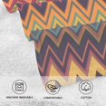 thumbnail image 5 of Yayeee 100% Cotton Hand Towels for Bathroom 16" x 28" Soft Absorbent Kitchen Towel, Brown Geometric, 5 of 7