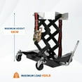thumbnail image 1 of Yiwa Cric de Transmission Robuste 450 lbs, Élévateur Auto Profil Bas avec 4 Roues et Sangles de Sécurité pour Réparations de Véhicules, 1 of 7