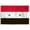 4x6 ft Nylon Flag, variant on AGAS Syria Flag 4x6 inch - 11" Plastic Pole 100% Polyester Stitched Edges Syrian Arab Republic Mini Flag on a Stick