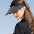 thumbnail image 5 of Sombrero de copa vacío con protector solar de verano con ala grande para mujer, sombrero deportivo transpirable que absorbe el sudor, 5 of 5