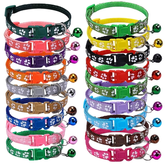 18 Count Colorful Pet Bells For Collars Fun Accessories For Pets