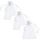 thumbnail image 2 of Costalitos Organza Dulceros PouchyWhite 3Pzas Blanco 5x7cm Tela Bolsa Organza., 2 of 2