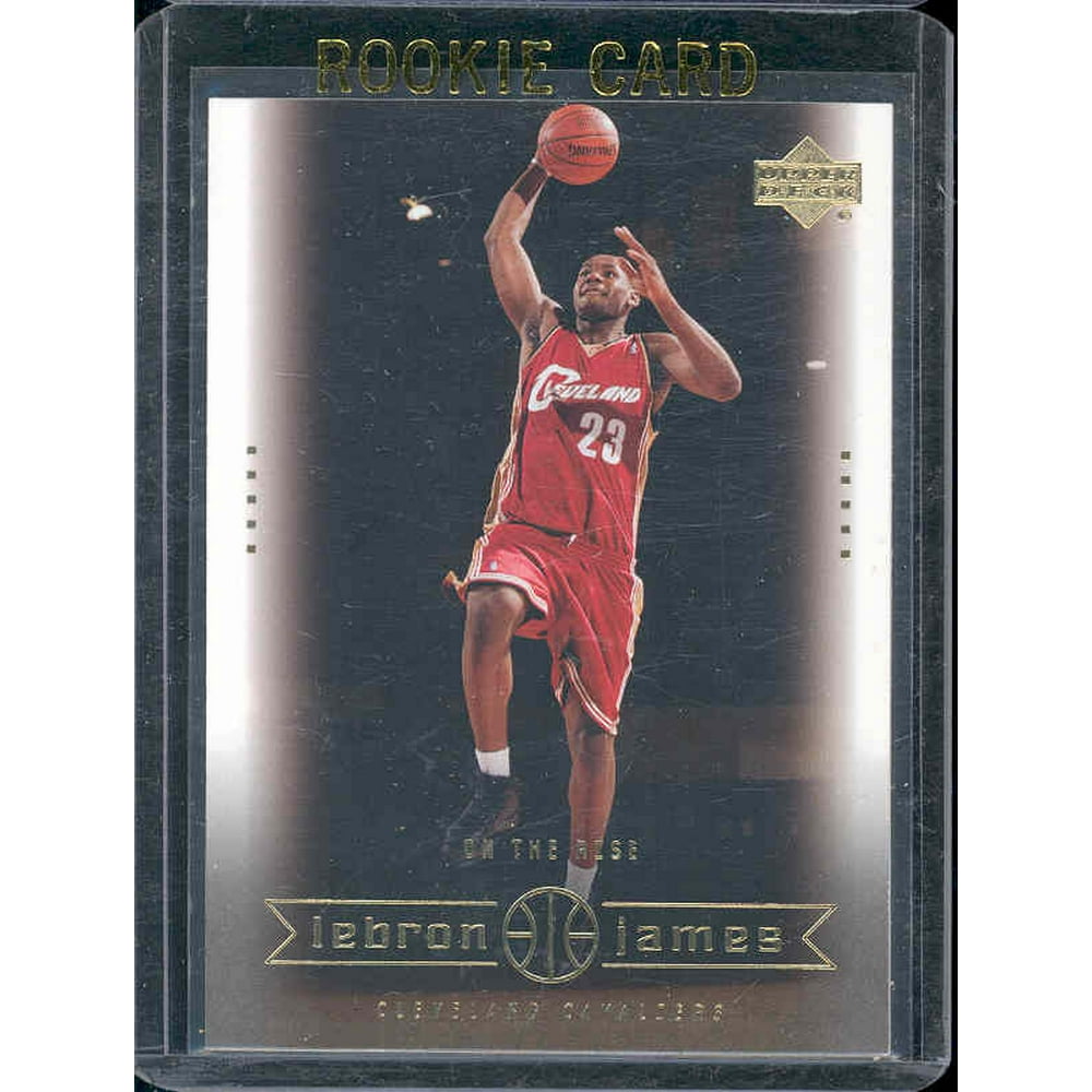 upper deck rivals lebron james rookie card