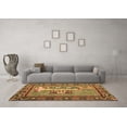 thumbnail image 3 of Ahgly Company Indoor Rectangle Medallion Brown French Area Rugs, 8' x 12', 3 of 4