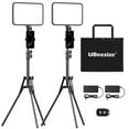 thumbnail image 1 of Kit de luces LED para vídeo uBeeSize, paquete de 2 con soporte de trípode de 65 cm, 1 of 6