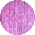 thumbnail image 1 of Ahgly Company Indoor Round Oriental Purple Modern Area Rugs, 3' Round, 1 of 4