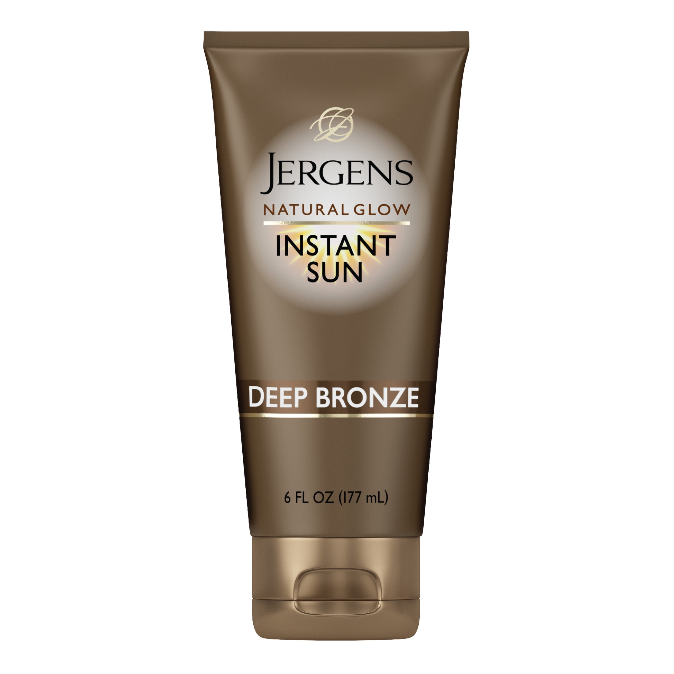 (5 pack) Jergens Natural Glow Instant Sun Sunless Self Tanning Moisturizer And Bronzer Deep Bronze, 6 Oz