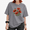 Grey-1, variant on UNISHE Women's Vintage Watercolor Red Wild Floral Bouquet Graphic Short Sleeve T-shirt Loose Fit Casual Everyday Tee
