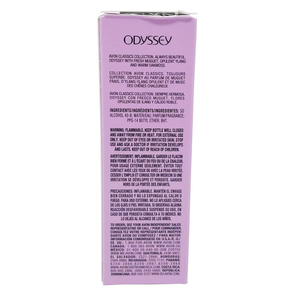 Avon Odyssey Classics collection 1.7 oz cologne spray lot of 2 bottles