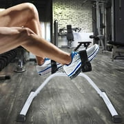 Mini Exercise Bike Leg Pedal Exerciser Folding Upper & Lower Body Cycle - White