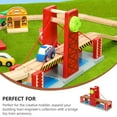 thumbnail image 3 of 1 Set Wooden Train Tracks Railway Toys Track Drawbridge Overpass Model Toys, 3 of 8