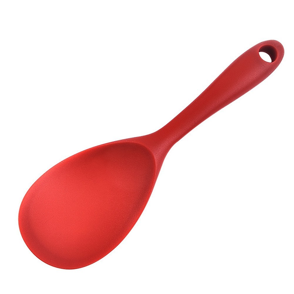 Yannee Large Long Handle Spoon Silicone Serving Spoon,High Grade Mixing