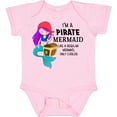 thumbnail image 3 of Inktastic I'm a Pirate Mermaid-like a Regular Mermaid, Only Cooler Boys or Girls Baby Bodysuit, 3 of 5