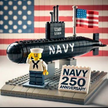 250th Anniversary Us Military Building Blocks Set,Navy Aircraft Carrier,Destroyer,Marine Corps,Vehicle Models With Minifigures,Collectible Building Toys