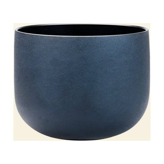 TOPFUND Black B Note 8 inch Crystal Singing Bowl Crown Chakra with Heavy Duty Carrying Case and Suede Stick