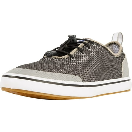 

QUIETTCEX Riptide Mens Airmesh Deck Shoes Black & White (22000)