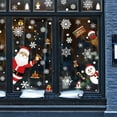 thumbnail image 3 of 1set of Christmas Window Stickers Christmas Window Decoration DIY Cute Reindeer Santa Claus for Christmas Home/Shop Decorations Removable Static Sticker Decals, 3 of 4