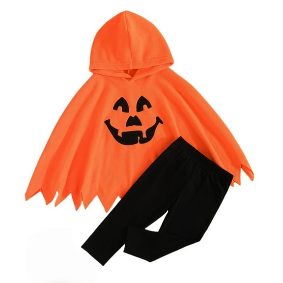 THJRPQJFD Infant Halloween Outfit Baby Halloween Onesie Toddler Girl Thanksgiving Outfit Coveralls for Kids Girls 2t Winter Clothes Boys Clothes Size, Orange 12-18 Months